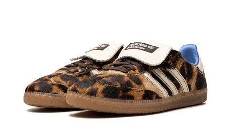 adidas animal print samba|wales bonner leopard print samba.